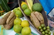 Feria agropecuaria en Tame, Arauca: Frutas y verduras de Tame.